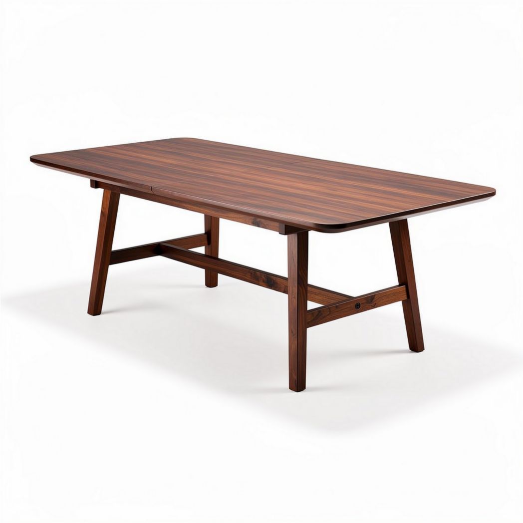 Solid wood dining table for outdoor use with extendable feature 200 x 100 x 75cm